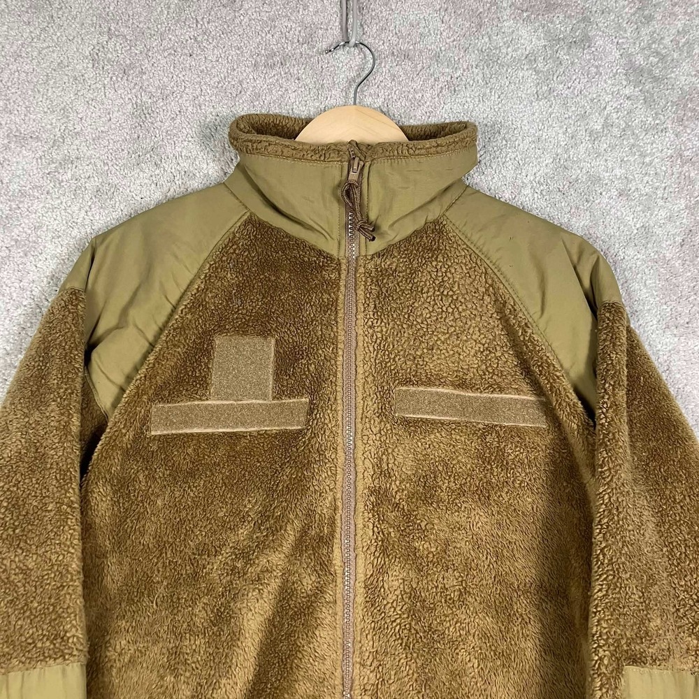 Rothco Jacket Mens Small Coyote Brown ECWCS Gen III Level 3 Fleece Full Zip - Picture 5 of 15